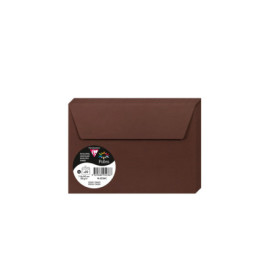 Enveloppes C6 Cacao Auto-Adhésives Clairefontaine - Lot de 20