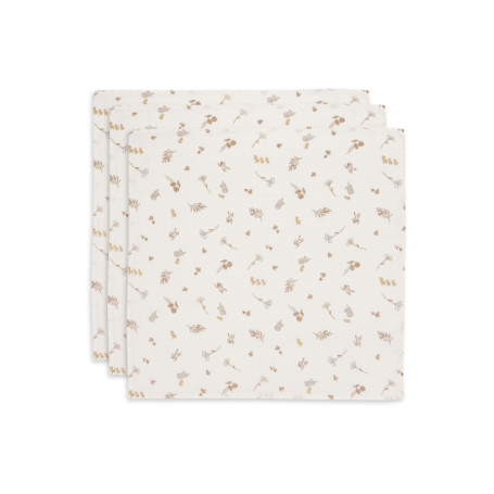 Lot de 3 Serviettes en Mousseline Riverside pour Bébé - 100% Coton