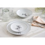 Service de Table en Porcelaine 18 pièces - Décor Floral pour 6 Personnes