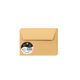 Enveloppes C6 Caramel Auto-Adhésives Clairefontaine - Lot de 20