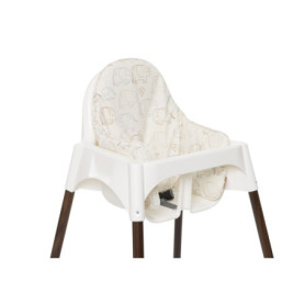 Coussin de Chaise Haute Jollein Elephant Tales - Confort et Praticité