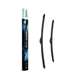 Kit de 2 Balais d'Essuie-Glace Valeo Everguard en Silicone 530 mm / 480 mm