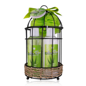 Coffret cadeau bien-être Accentra ALOE VERA - Ensemble de soins en 5 pièces