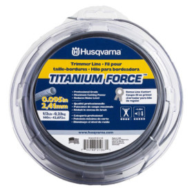Fil de désherbage Husqvarna Titanium Force 42,6 m - Performance professionnelle