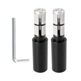 Rallonges de Guidon en Aluminium pour Vélo EMSea - Rehausseur Noir 15-20 mm