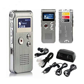 Enregistreur Vocal Numérique Garvee 8 Go avec Écran LCD et Micro Intégré