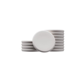 Lot de 5 Aimants Extra Puissants pour Tableau en Verre - Gris Chaud