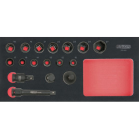 Module de Douilles à Chocs 1/2'' KS Tools - 17 Pièces pour Servantes et Établis