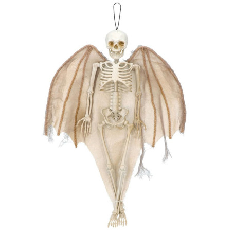 Décoration Suspendue Squelette d'Ange 40 cm pour Halloween
