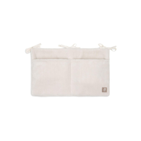 Sac de Rangement Jollein Cloudy Rib Oatmeal pour Chambre Bébé