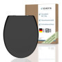 Siège de Toilette Schütte avec Abaissement Automatique - Noir