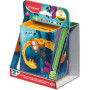 Maped Crayons de Couleur Infinity Jumbo - 12 Pièces, Zéro Déchet, Ergonomiques