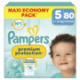 Couches Pampers Premium Protection Taille 5 - 80 Couches pour Confort Optimal