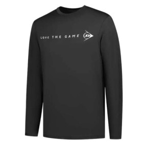 T-shirt de Tennis à Manches Longues Unisexe Dunlop - Noir