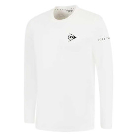 Chemise à Manches Longues Dunlop Essentials - Confort et Style en Blanc/Noir