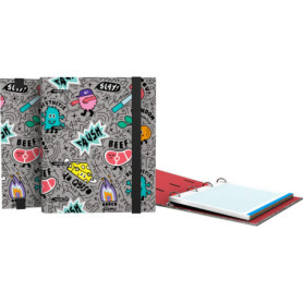 Classeur A5 Grafoplás Carpebook Elena Corredoira avec Recharge Quadrillée