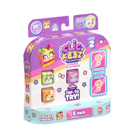 Goliath Clickeez Série 2 - Multipack de 5 Figurines Kawaii à Cliquer