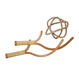 Set de Jeu Jabbit Classic en Bois - 2 Raquettes et 1 Balle