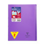 Lot de 2 Cahiers Agrafés Koverbook Violets - 24x32 cm - Clairefontaine