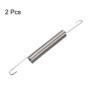 Ressort de Tension en Acier avec Double Crochet - 1mm Fil Dia, 60mm Longueur, 2pcs