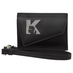 Porte-Cartes Geo Noir avec Cordon - Karl Lagerfeld Jeans