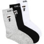 Lot de 3 Chaussettes Ikon Multicolores pour Femme - Karl Lagerfeld