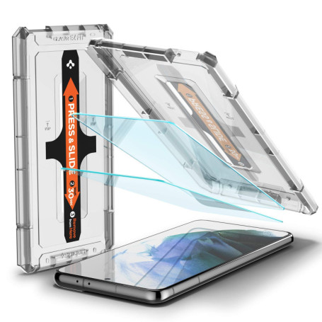 Spigen EZ Fit Verre Trempé pour Galaxy S21 Plus - Protection Écran 9H