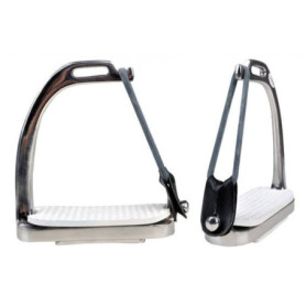 Étriers de sécurité en inox multicolores - Paire HKM