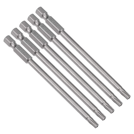 Set de 5 Embouts de Tournevis Torx de Sécurité 1/4" avec Magnétisme