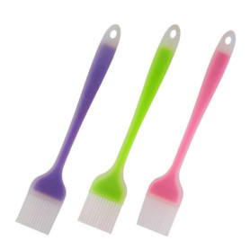 Lot de 3 Pinceaux de Cuisine en Silicone - Brosse à Badigeonner pour BBQ et Pâtisserie