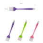Lot de 3 Pinceaux de Cuisine en Silicone - Brosse à Badigeonner pour BBQ et Pâtisserie