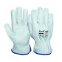 Gants de travail en cuir de vache Ruvigrab - Protection optimale pour jardinage et construction