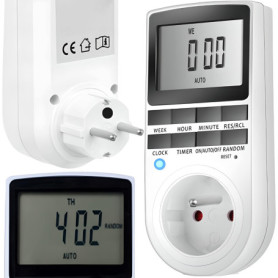 Prise Programmable Numérique Retoo avec Minuteur LCD pour Équipements Électriques