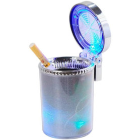 Cendrier de voiture Bolwins avec éclairage LED multicolore