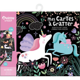 Pochette d'Artiste Licornes - Cartes à Gratter Magiques