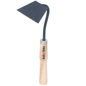Binette Trapézoïdale KOTARBAU avec Manche en Bois - Outil de Jardinage Pratique