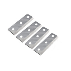 Lot de 4 Lames de Rechange pour Broyeur de Bois GARDENBEAUT
