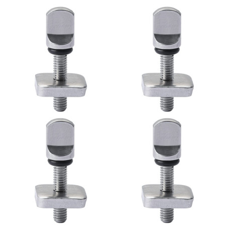 Lot de 4 vis d'aileron en acier inoxydable pour planches de surf