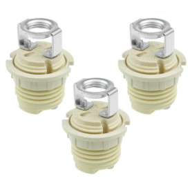 Lot de 3 Supports de Lampe G9 en Céramique - Durabilité et Performance