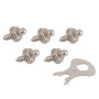 Lot de 5 vis autotaraudeuses New Marine 4,2 x 10 mm avec clé