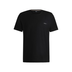 T-Shirt BOSS Mix & Match Noir pour Homme - Manches Courtes