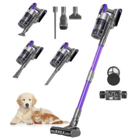 Aspirateur Balai Sans Fil Redkey X18 - Puissant et Intelligent 8-en-1