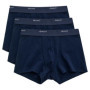 Lot de 3 Slips GANT Core Trunk pour Homme - Bleu Marine