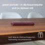 Portefeuille en cuir véritable pour homme - Élégant et pratique en bordeaux