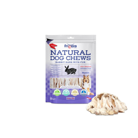Friandises Naturelles Oreilles de Lapin pour Chiens - 250g