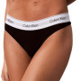 String Femme Calvin Klein en Coton Noir - Élégance et Confort