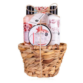 Coffret de Bain Fruit & Herb - Détente et Bien-être en Panier Cadeau