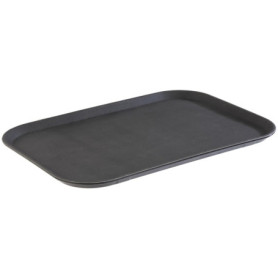 Plateau de Service Antidérapant Noir 53 x 36,5 cm - APS