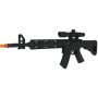 Fusil d'Assaut Jouet Noir pour Costume de Soldat - 68 cm