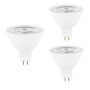 Pack de 3 Ampoules LED MR16 GU5.3 6W - Éclairage Blanc Froid 6000K